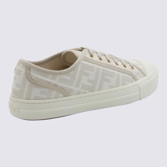 26SS 펜디 도미노 패브릭 로우탑 스니커즈 8E8325 AJZXF1GQF Avorio - FENDI