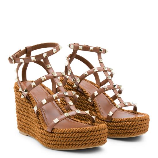 26SS 발렌티노 가라바니 샌들 8W2S0F95 BAEN58 TOBACCO - VALENTINO GARAVANI