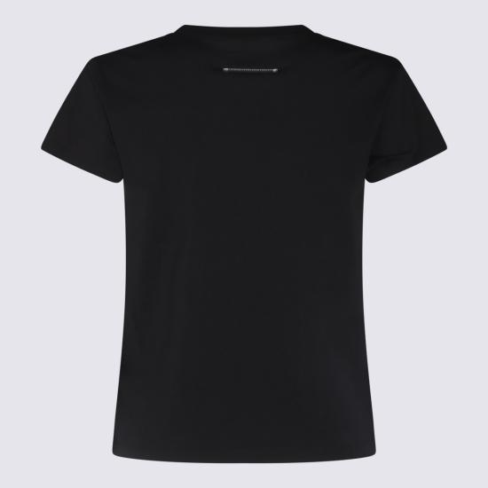 26SS MM6 메종마르지엘라 뉴메릭 코튼 저지 티셔츠 S52GC0327 M20170900 BLACK - MM6 MAISON MARGIELA