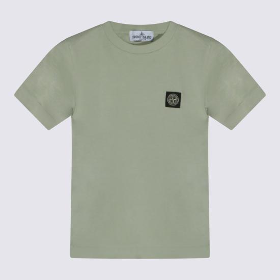26SS [키즈] 스톤 아일랜드 티셔츠 L1S162100002 S0047V0061 PEARL GREY