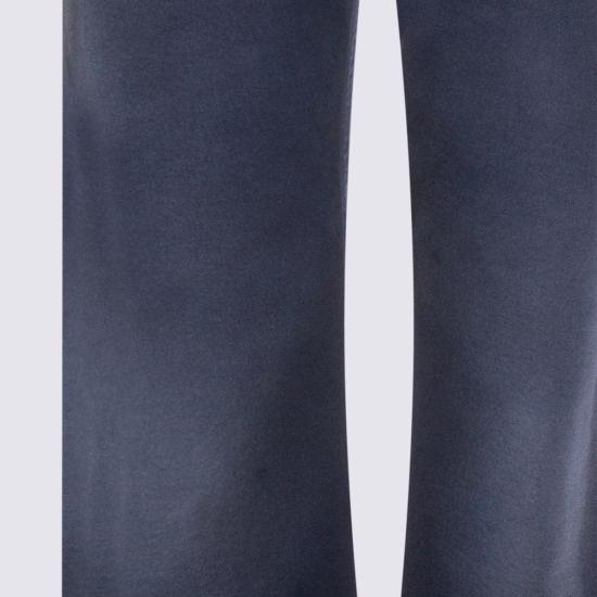 26SS 발렌시아가 커브드 Waist 팬츠 848019 TTW648074 DIRTY DARK BLUE - BALENCIAGA