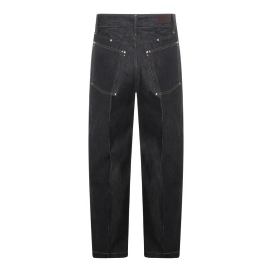 26SS 르메르 스터드 와이드 팬츠 PA1288 LD1061BK965 SLATE - LEMAIRE