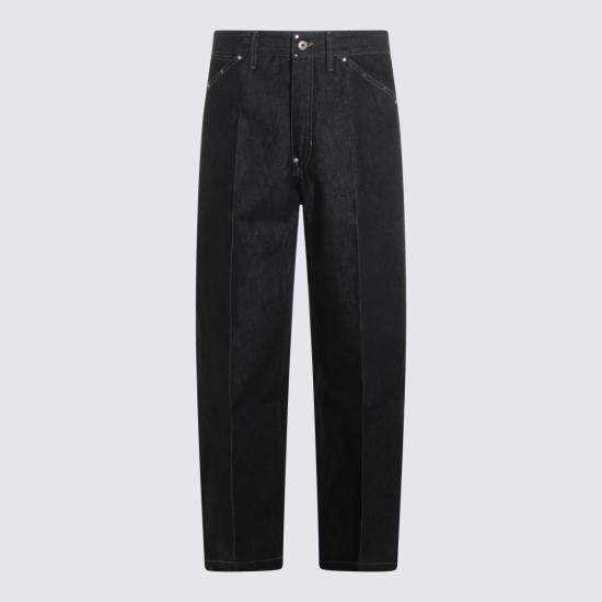26SS 르메르 스터드 와이드 팬츠 PA1288 LD1061BK965 SLATE - LEMAIRE