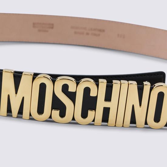 26SS 모스키노 가죽 벨트 MD6000PP0O FD900A Light Grey - MOSCHINO