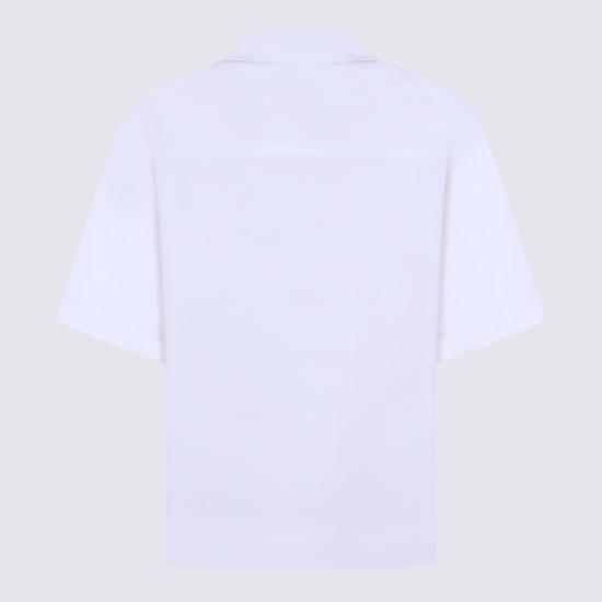 26SS 마르니 로고 포켓 반팔 셔츠 CUMU0213PP USCT88LRW01 - MARNI