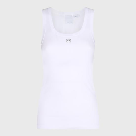 26SS 핑코 민소매 티셔츠 100807 A338Z05 White