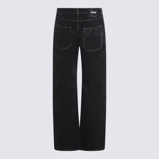 26SS 오프화이트 데님 팬츠 OMCE04JS26 FAB0030001 Light Grey - OFF WHITE