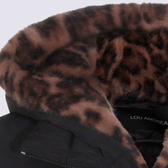 25FW 루 안드레아 코트 YZ204050 LUW5MAT2BLACK BLACK LEOPARD - LOU ANDREA