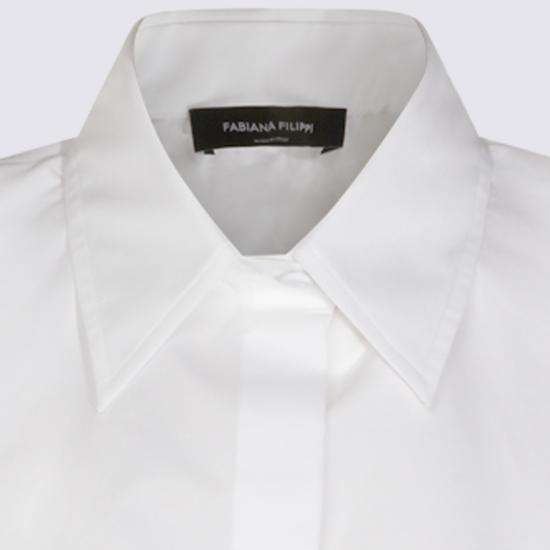 26SS 파비아나 필리피 셔츠 CAD266F309 L58221 BIANCO - FABIANA FILIPPI