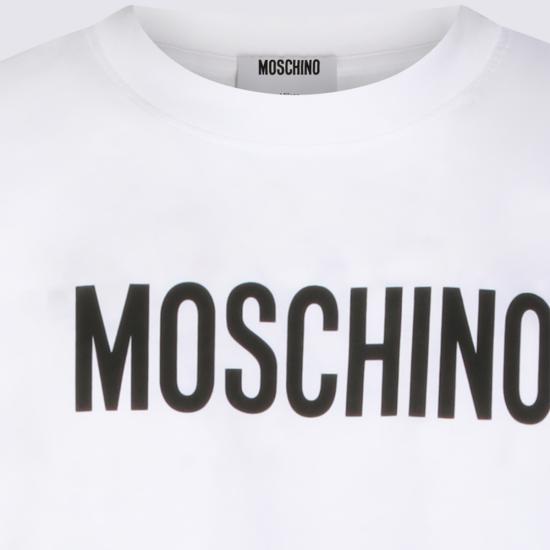 26SS 모스키노 반팔 티셔츠 261ZZ0713 02411001 WHITE - MOSCHINO
