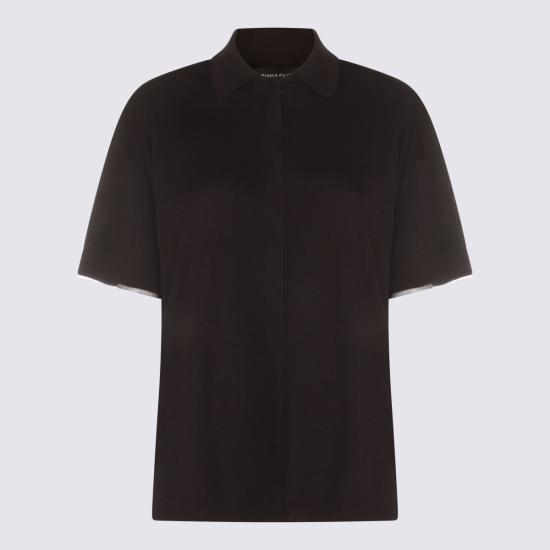 26SS 파비아나 필리피 폴로 티셔츠 MAD276F492 M1095146 Navy