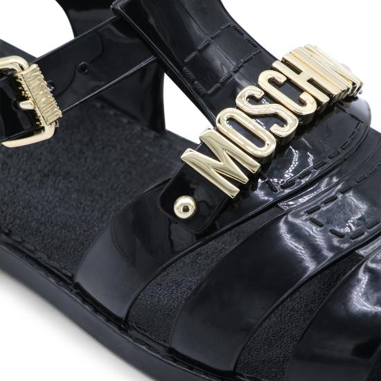 26SS 모스키노 샌들 MB16501G0O G20000 BLACK - MOSCHINO
