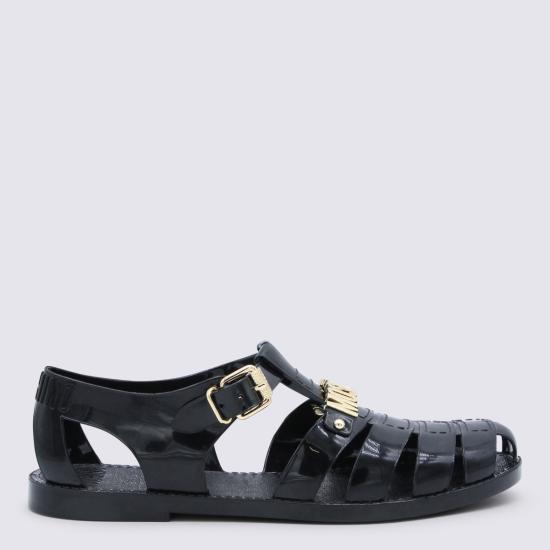 26SS 모스키노 샌들 MB16501G0O G20000 BLACK - MOSCHINO