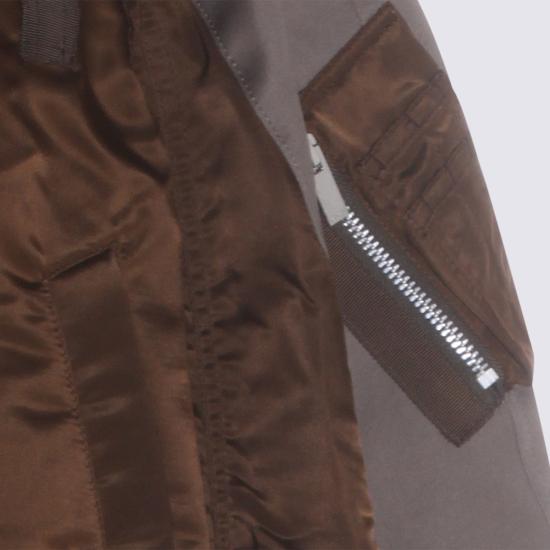 26SS 사카이 봄버 자켓 2608303 606 BROWN GREY - SACAI