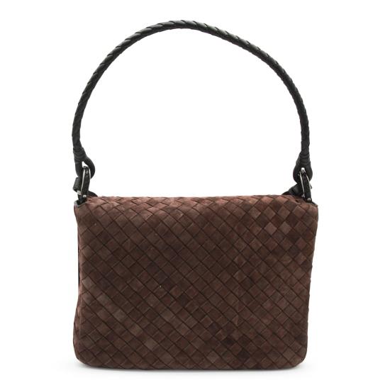 25FW 보테가베네타 스웨이드 숄더백 795074 V1QE52610 FONDANT - BOTTEGA VENETA