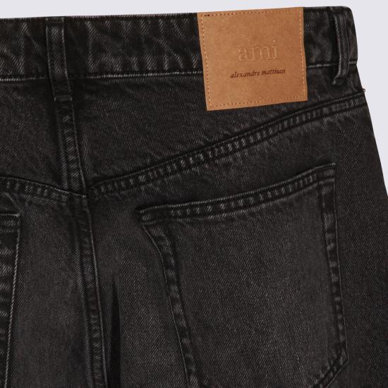 26SS 아미 코튼 라지 핏 진 HTR450 DE0124031 BLACK USED - AMI