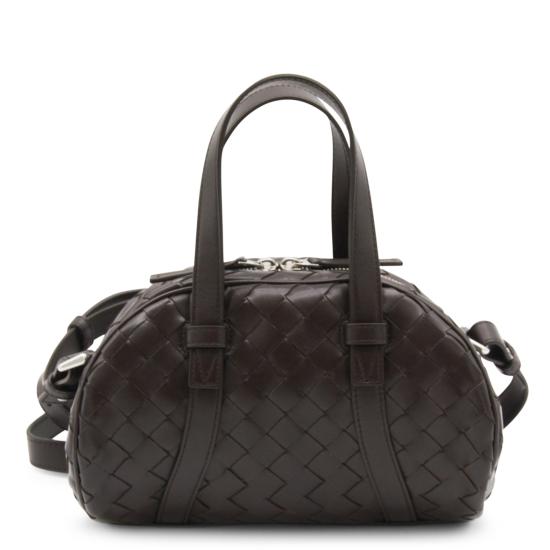 25FW 보테가베네타 인트레치아토 짐 퀸 스몰 토트백 837352 V2HL12145 FONDANT SILVER - BOTTEGA VENETA