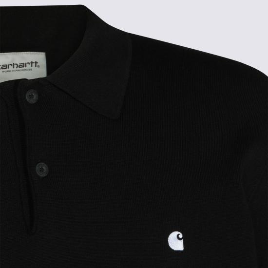26SS 칼하트 WIP 롱슬리브 매디슨 폴로 I036162 0D2XX Black - CARHARTT WIP