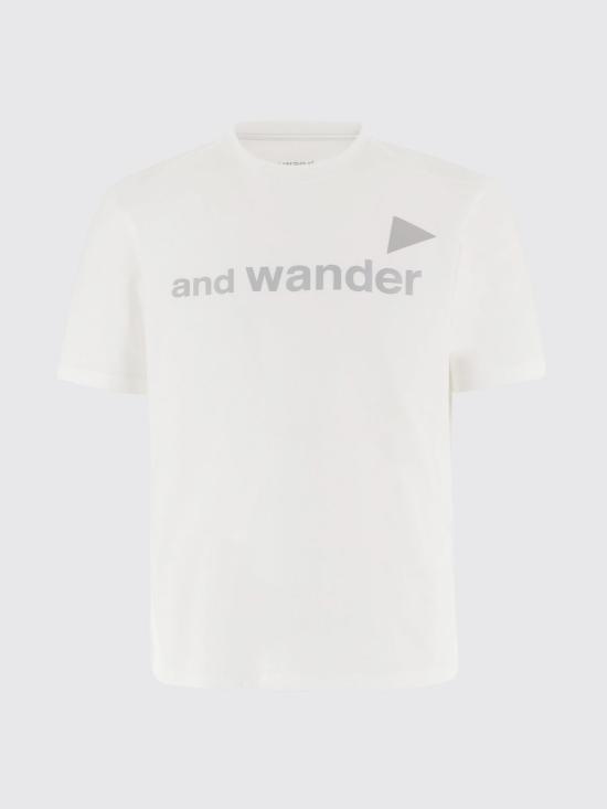 26SS 앤드원더 반팔 티셔츠 5746184074030 WHITE DOM - AND WANDER