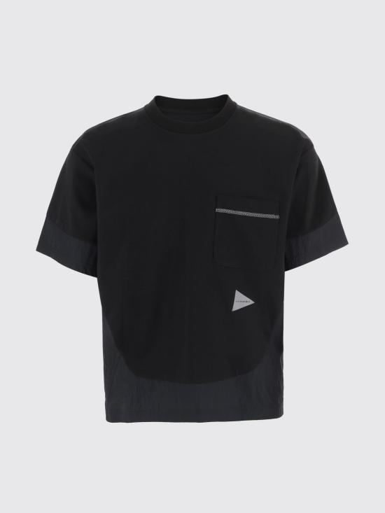 26SS 앤드원더 반팔 티셔츠 5746184073010 BLACK DOM - AND WANDER