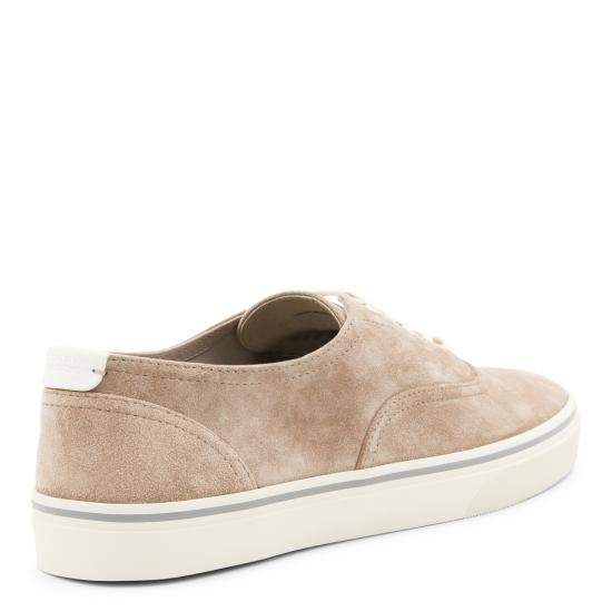 26SS 브루넬로 쿠치넬리 리버스 카프스킨 스니커즈 MZUPIGZ334 CMZ39 TAUPE - BRUNELLO CUCINELLI