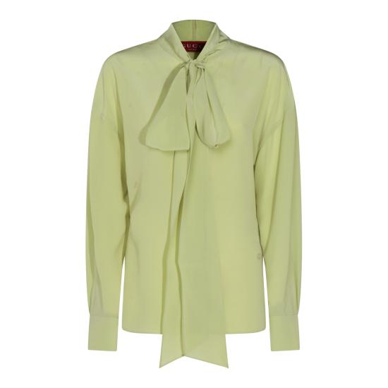 25FW 구찌 블라우스 850284 Z7AXX3873 GREEN
