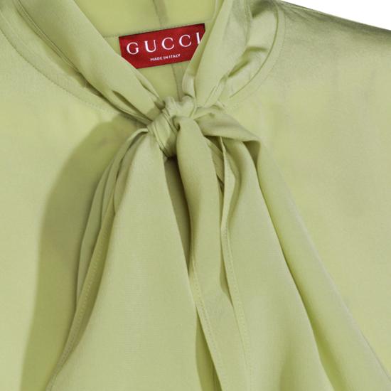 25FW 구찌 블라우스 850284 Z7AXX3873 GREEN - GUCCI