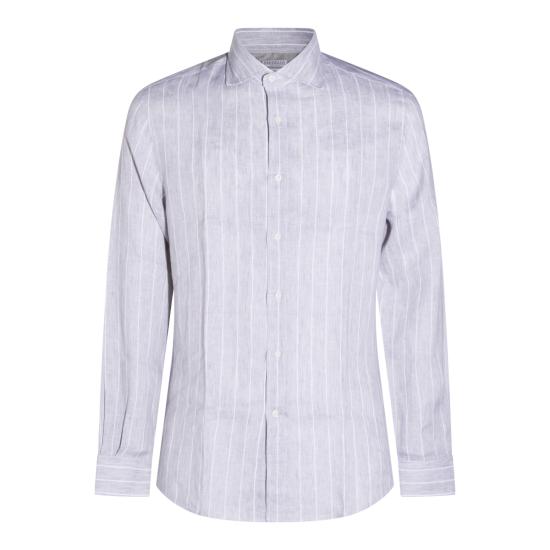 26SS 브루넬로 쿠치넬리 긴팔 셔츠 MA6860627 C102 PEARL