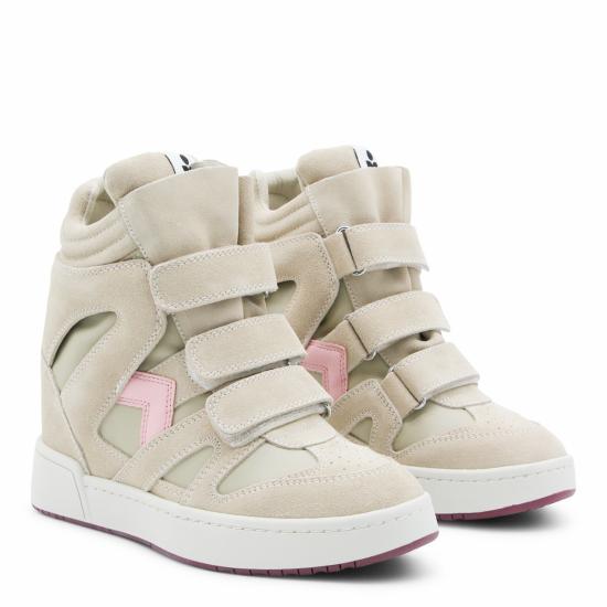 26SS 이자벨마랑 스니커즈 26PBK0010FA D1E02SBEBG BEIGE BUBBLEGUM - ISABEL MARANT