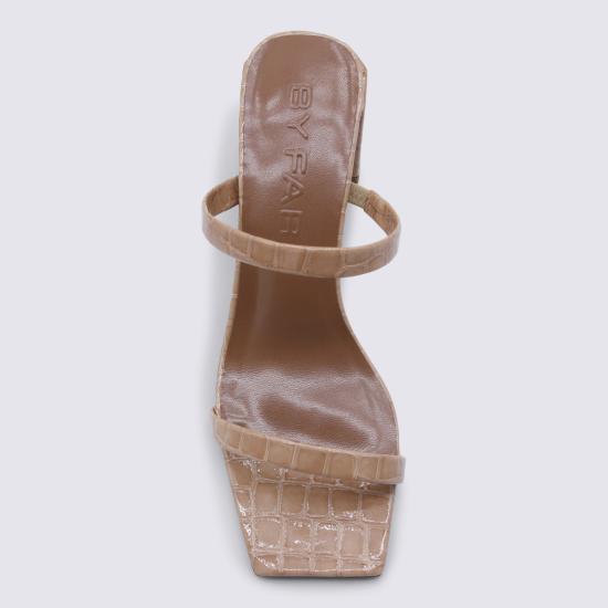 26SS 바이파 뮬/슬리퍼 MWFHO003CL005BR015PL LIGHT TAN - BY FAR