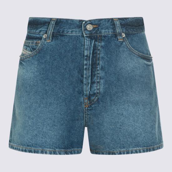 26SS 디젤 데님 숏팬츠 A22266 0ADBW01 Blue - DIESEL