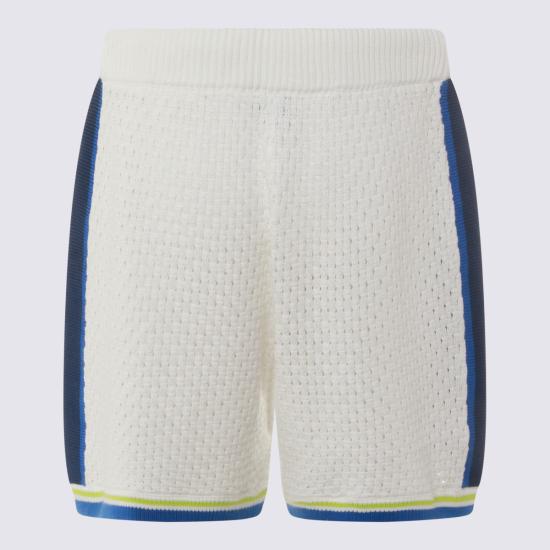 26SS 카사블랑카 숏팬츠 MSS26KW1311 01 WHITE BLUE - CASABLANCA