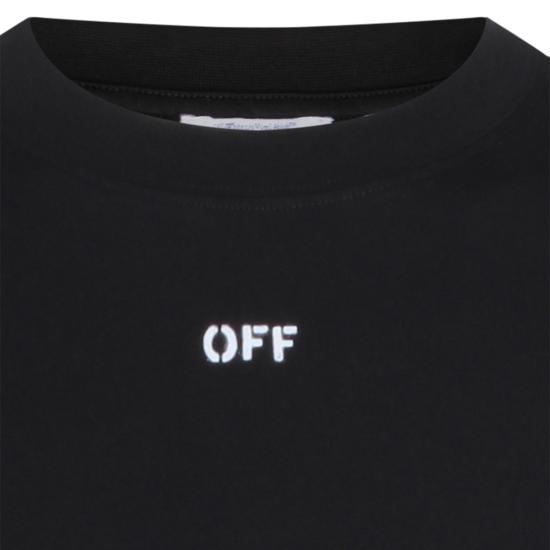 26SS 오프화이트 반팔 티셔츠 OMAA120S26 JER0080001 BLACK - OFF WHITE
