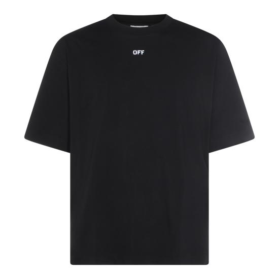 26SS 오프화이트 반팔 티셔츠 OMAA120S26 JER0080001 BLACK