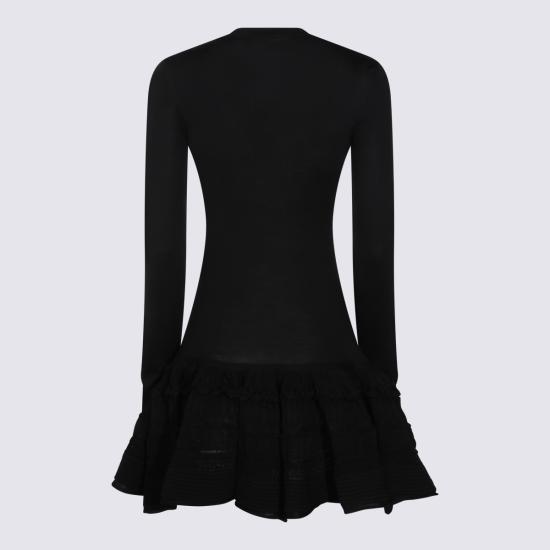26SS 알라이아 미디 원피스 AA9R2867K164C 995 NOIR ALAIA - ALAIA
