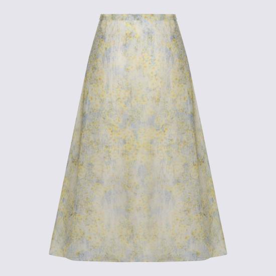 26SS 알베르타 페레티 롱 스커트 261U0107 16491024 Giallo - ALBERTA FERRETTI