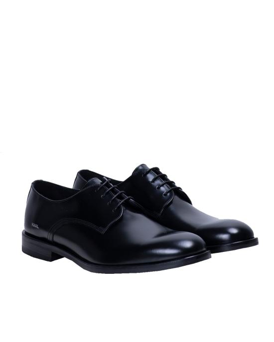  칼라거펠트 드레스 슈즈 KL12224 000 black leather NERO - KARL LAGERFELD