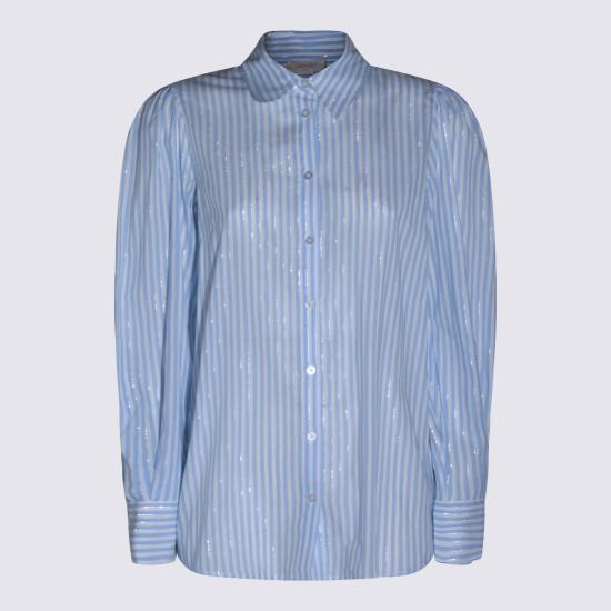 26SS 트윈셋 블라우스 261TE2081 S1671213281 RIGA AZZURRO