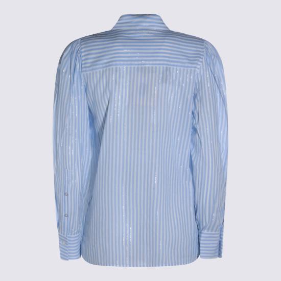 26SS 트윈셋 블라우스 261TE2081 S1671213281 RIGA AZZURRO - TWINSET