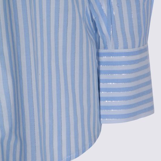 26SS 트윈셋 블라우스 261TE2081 S1671213281 RIGA AZZURRO - TWINSET