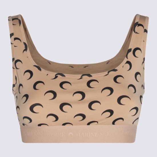 26SS 마린세르 올오버 문 프린트 브라탑 WUW055BCJER0001 TA10 TAN