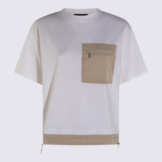 26SS 무레르 반팔 티셔츠 MODTS100012 V3878 BIANCO PEARL - MOORER