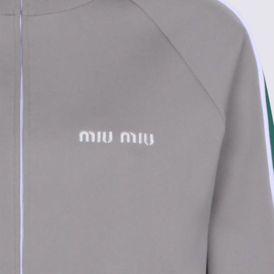 26SS 미우미우 자켓 MMF00USOOO 148OF0Y6M GRIGIO VERDE - MIU MIU