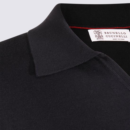 26SS 브루넬로 쿠치넬리 폴로 티셔츠 M29800145 CET50 Navy - BRUNELLO CUCINELLI