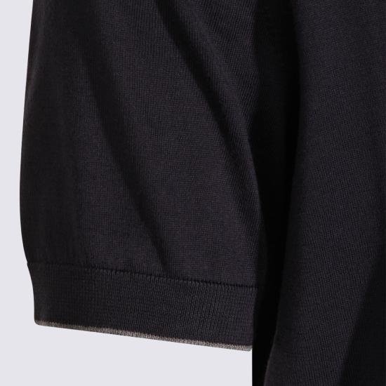 26SS 브루넬로 쿠치넬리 폴로 티셔츠 M29800145 CET50 Navy - BRUNELLO CUCINELLI