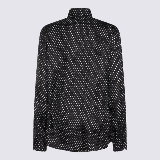 26SS 펜디 긴팔 셔츠 FS0585 AVZ6F0QA1 BLACK WHITE - FENDI