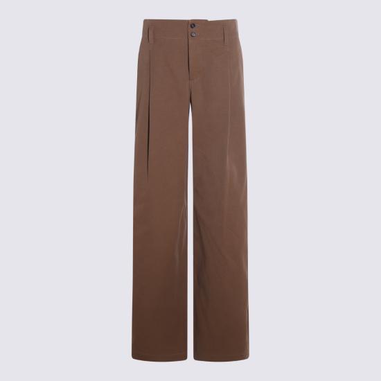 25FW 끌로에 스트레이트 팬츠 CH25APA11365 208 MUSTARD BROWN - CHLOE