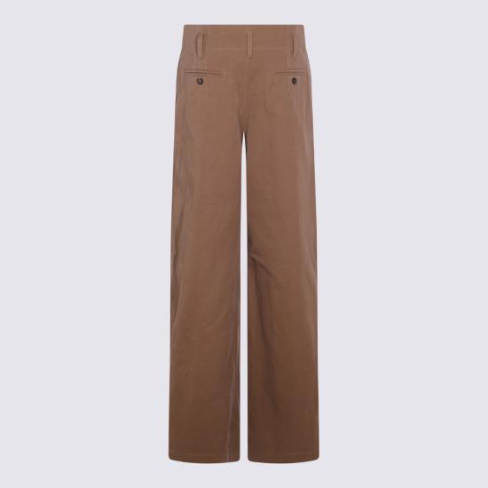 25FW 끌로에 스트레이트 팬츠 CH25APA11365 208 MUSTARD BROWN - CHLOE