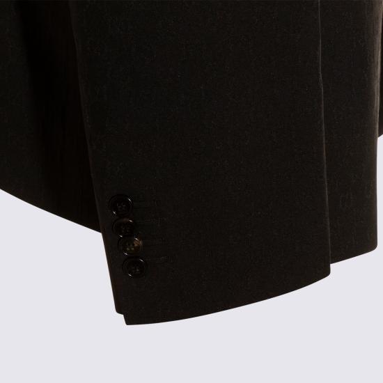 26SS 구찌 싱글 브레스트 GG 울 재킷 864110 ZAUP11000 BLACK - GUCCI