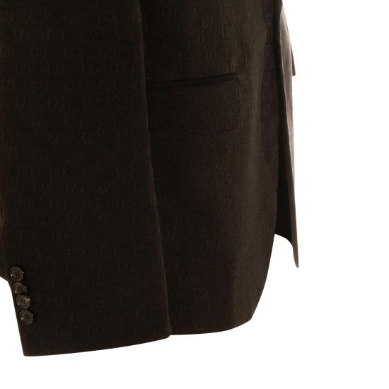 26SS 구찌 싱글 브레스트 GG 울 재킷 864110 ZAUP11000 BLACK - GUCCI